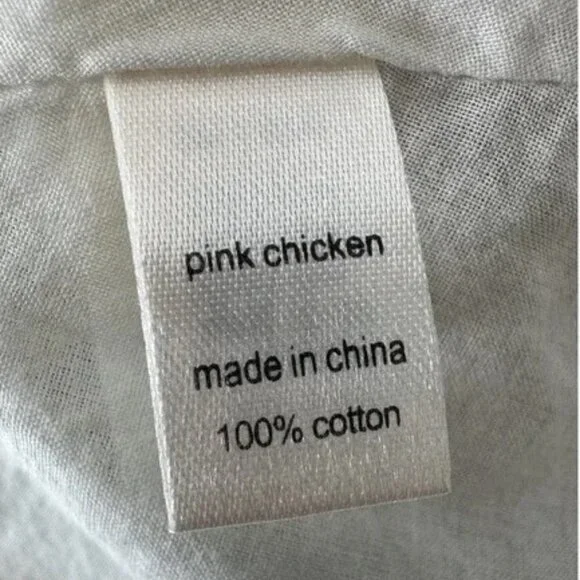 Pink Chicken Ruffled Tiered Green and Pink Sundress - Picture 6 of 8